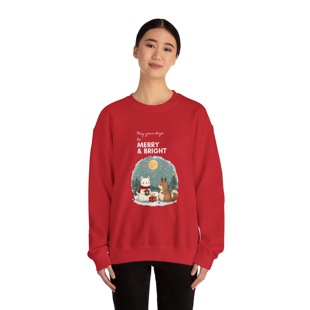 Festive Funny Quote Crewneck Sweatshirt — Holiday Humor Sweatshirt