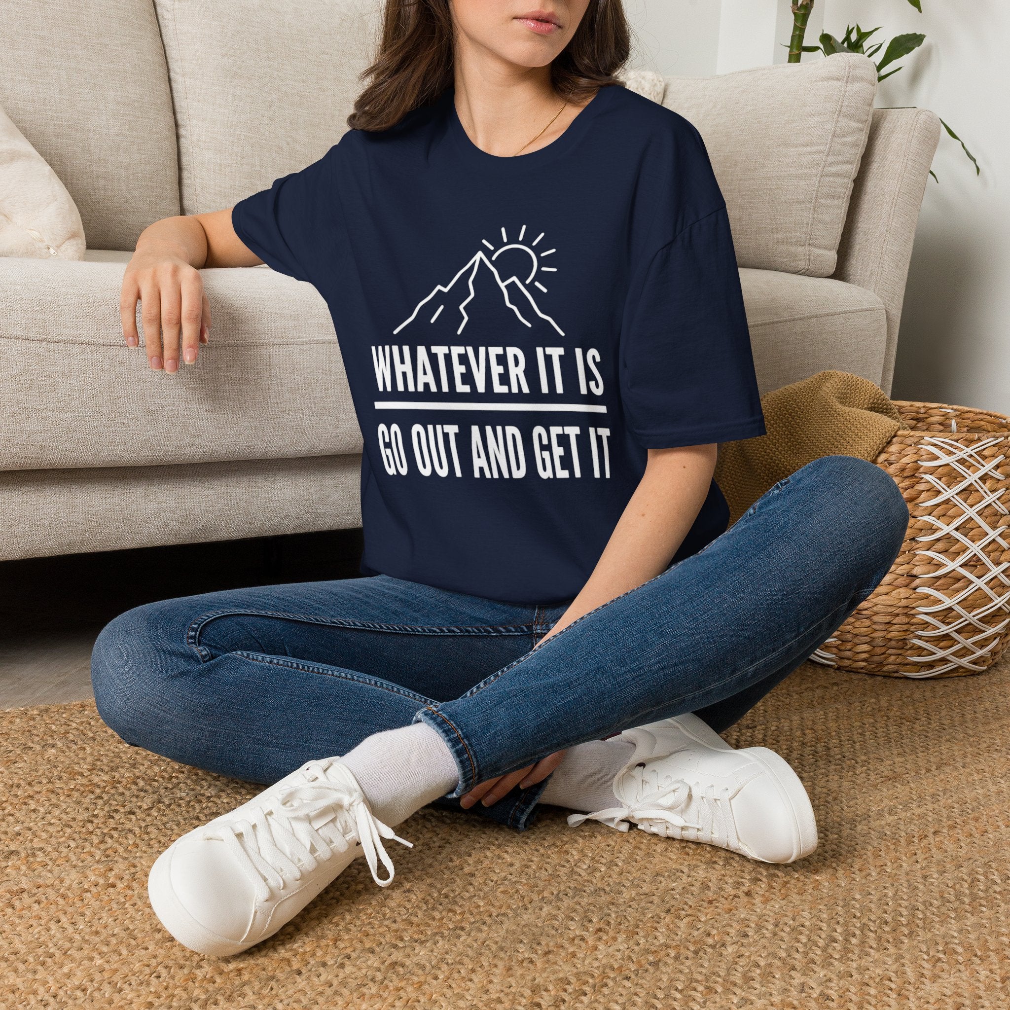 Whatever It Is mountain design summer motivation T-Shirt | Adventure, Sun graphic