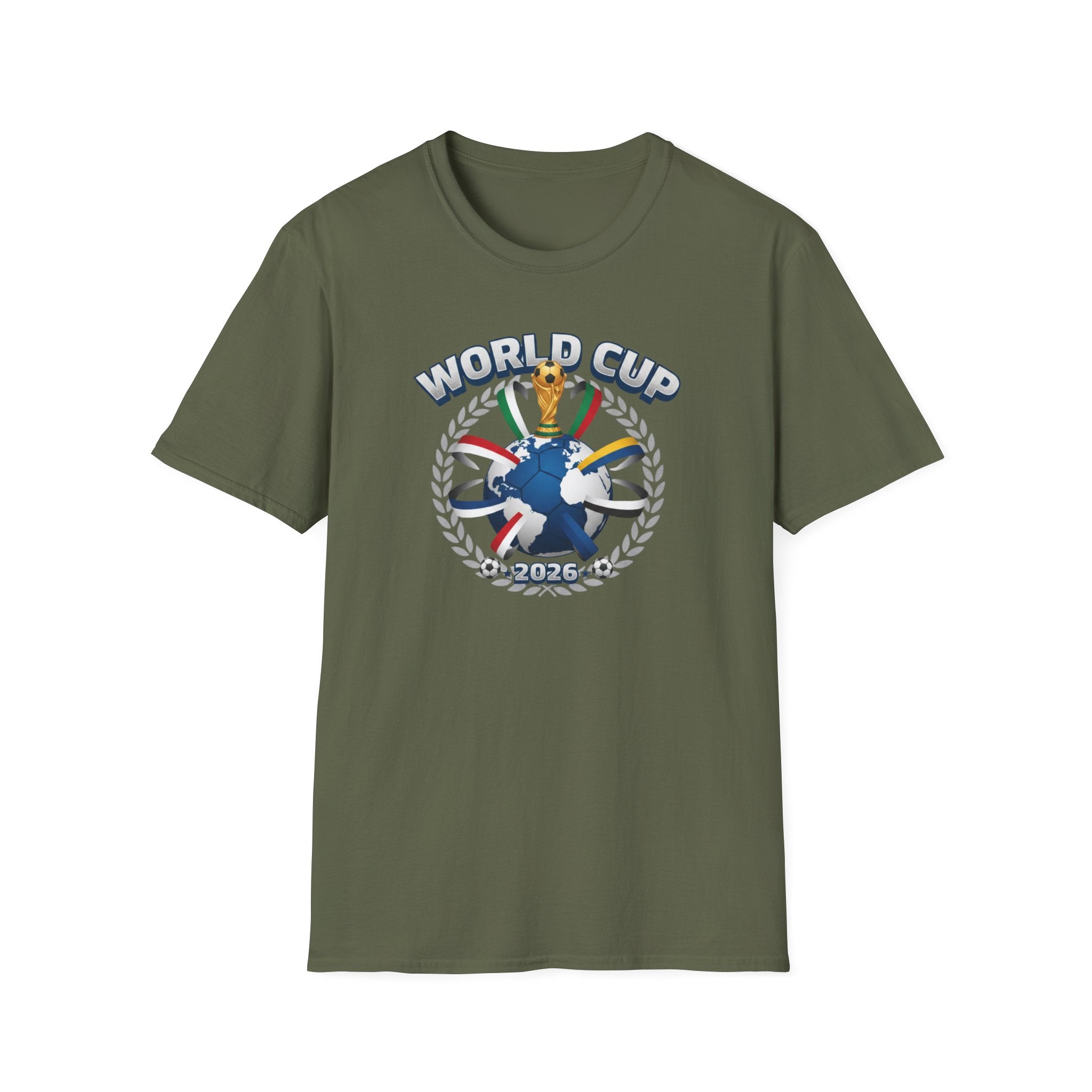 World Cup 2026 Tee – Soccer Globe Crest T-Shirt