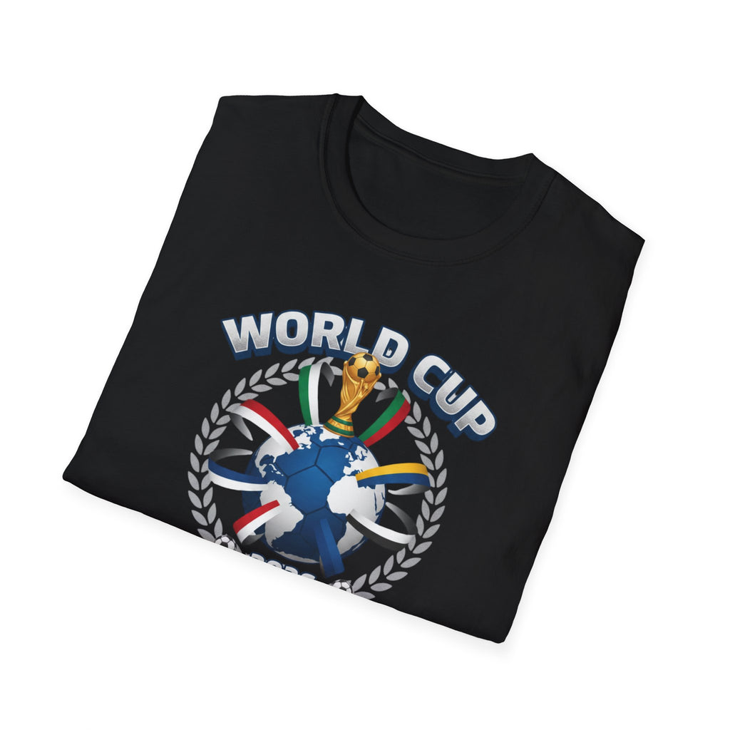 World Cup 2026 Tee – Soccer Globe Crest T-Shirt