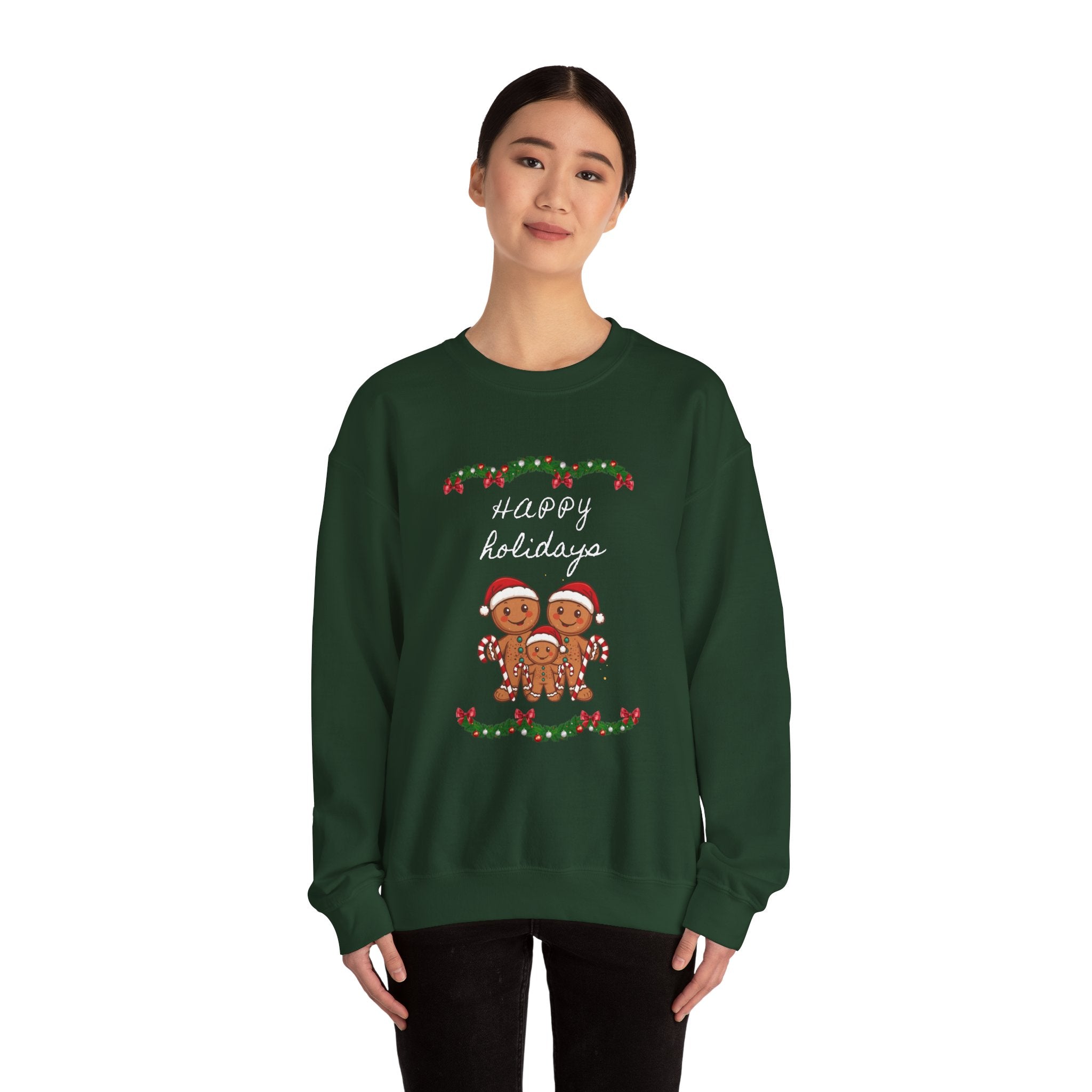 Gingerbread Holiday Sweatshirt — Festive Christmas Crewneck