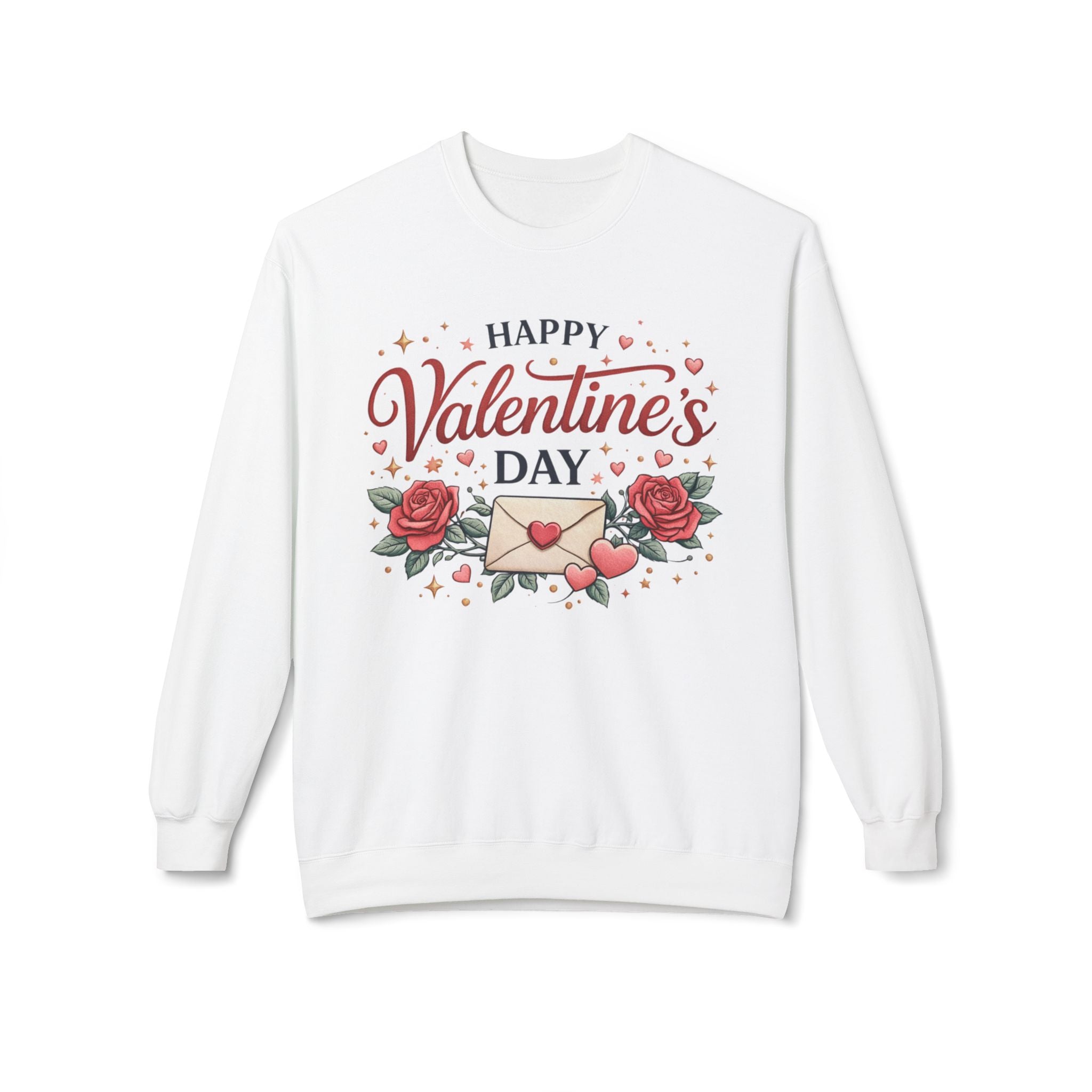 Happy Valentine's Day envelope roses Sweatshirt | Valentine's Day