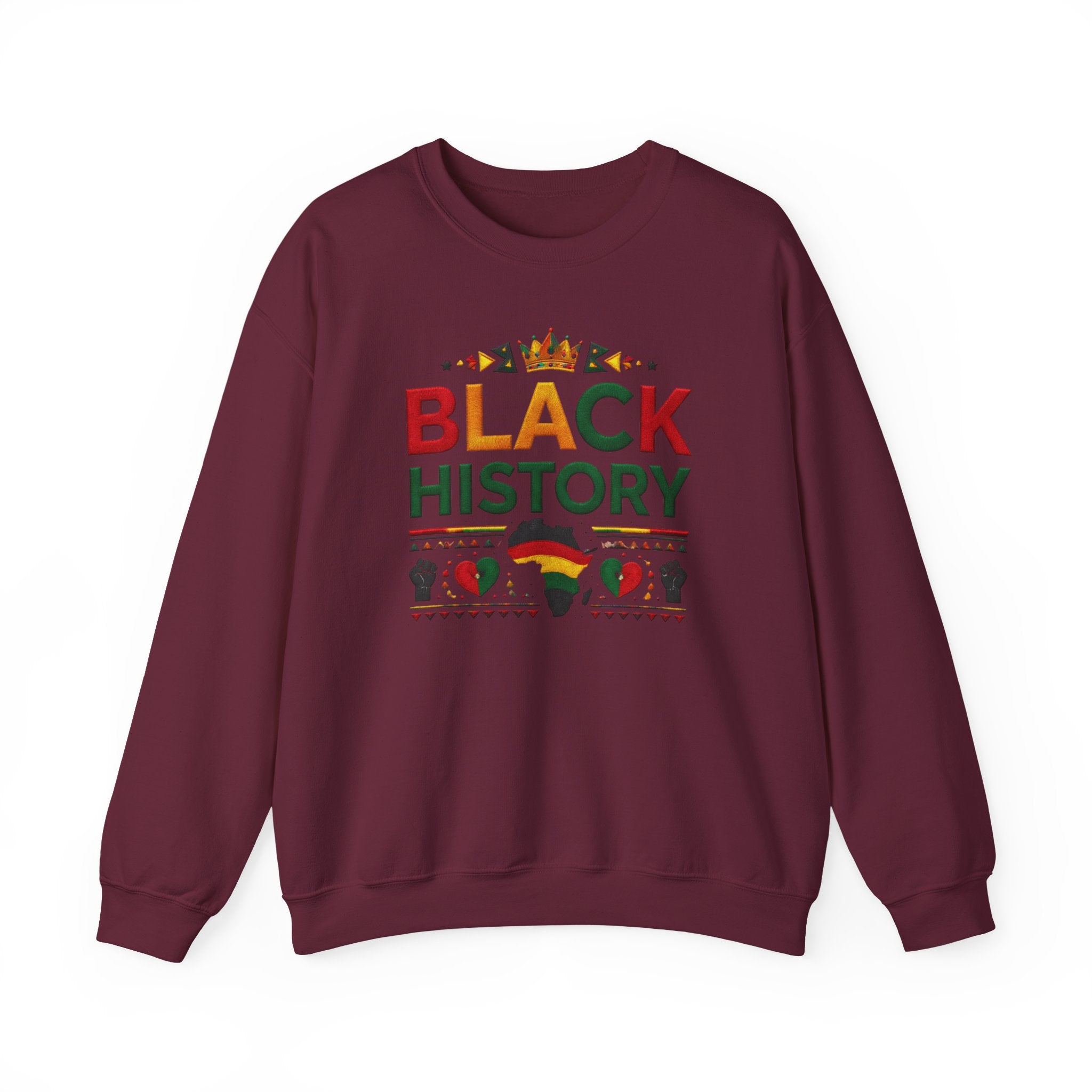 Black History graphic Sweatshirt | Africa silhouette, Pan-African colors