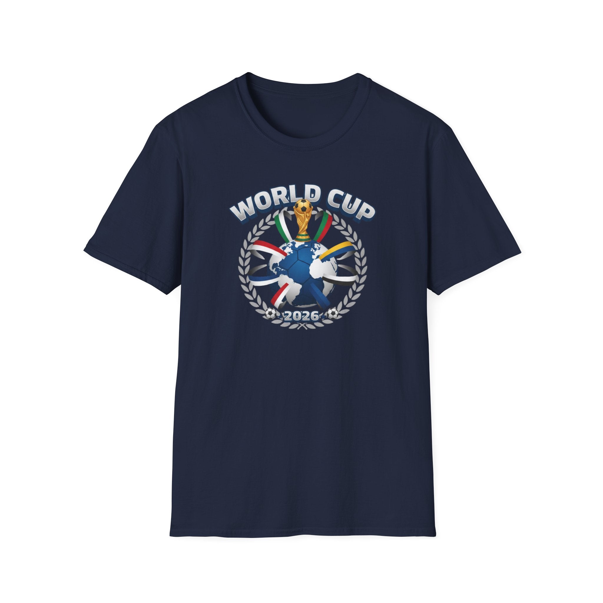World Cup 2026 Tee – Soccer Globe Crest T-Shirt