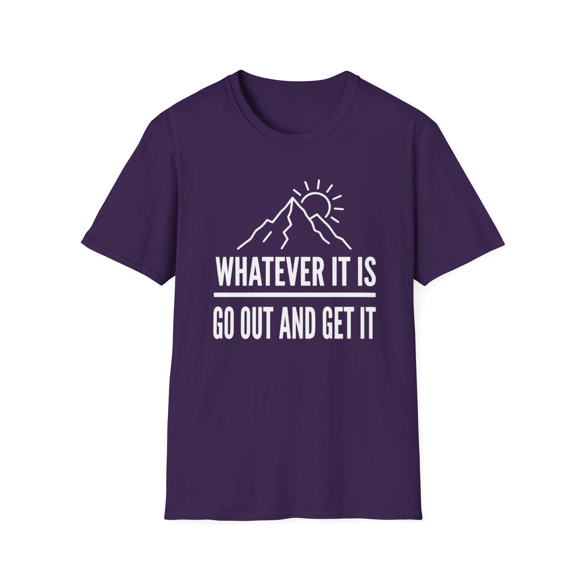 Whatever It Is mountain design summer motivation T-Shirt | Adventure, Sun graphic