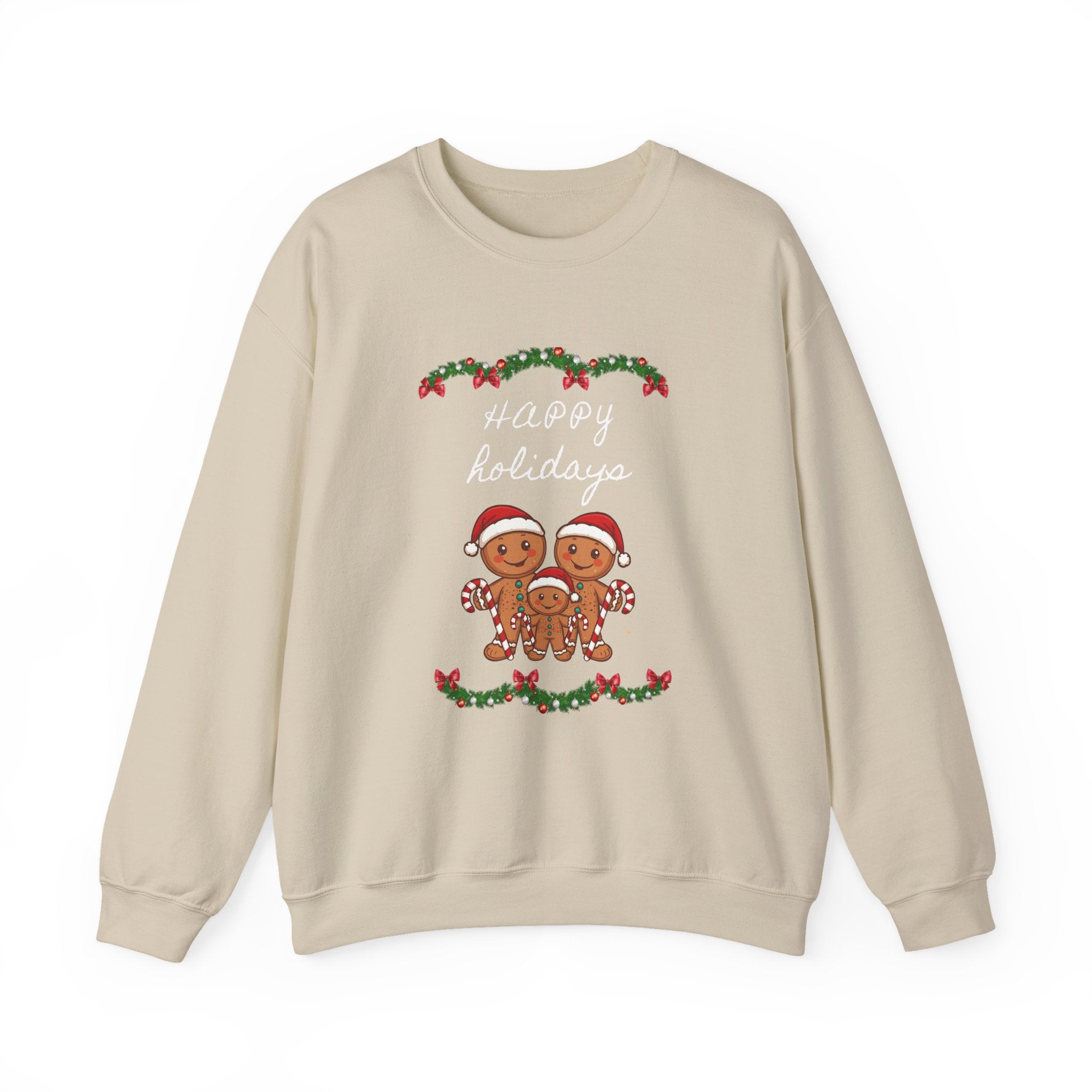 Gingerbread Holiday Sweatshirt — Festive Christmas Crewneck