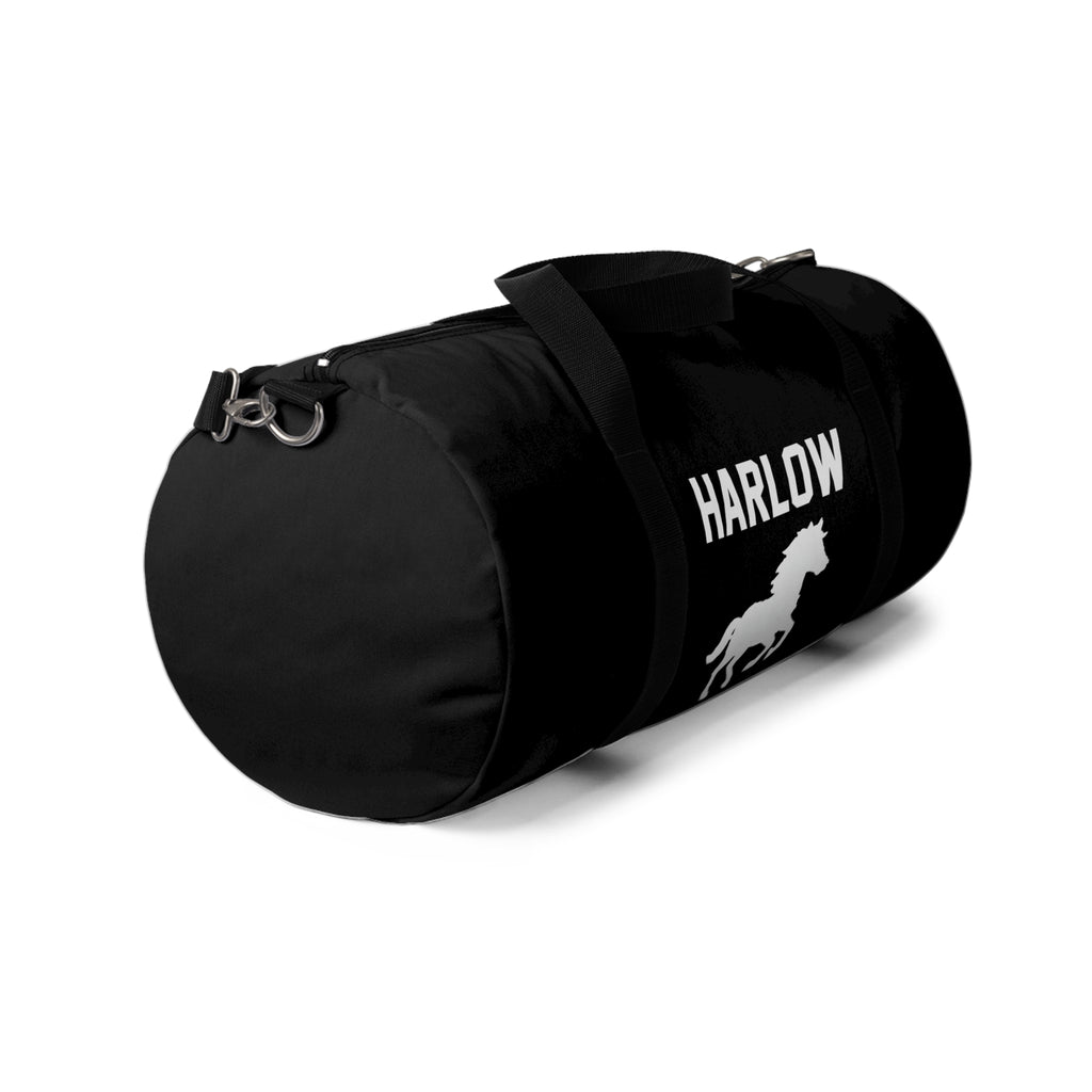 Personalized Horse Duffel Bag — Custom Name Gym & Travel Bag