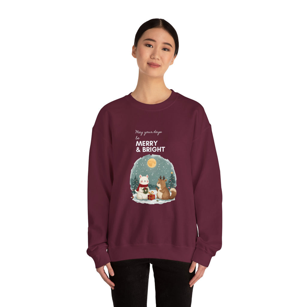 Festive Funny Quote Crewneck Sweatshirt — Holiday Humor Sweatshirt
