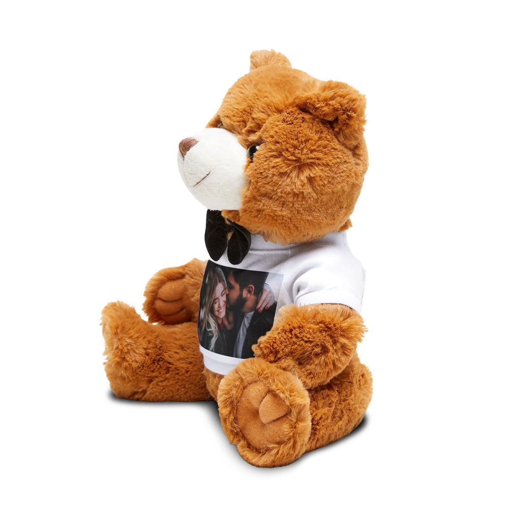 Personalized Photo Teddy Bear with Custom T-Shirt — Cute Gift for Valentine’s Day & Anniversaries