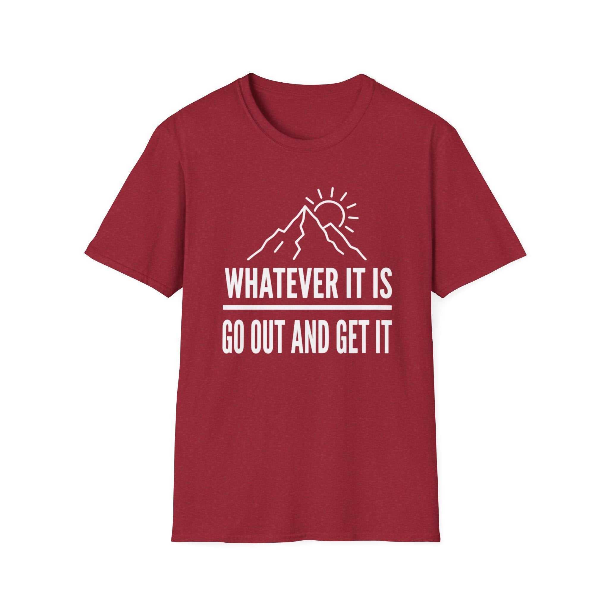 Whatever It Is mountain design summer motivation T-Shirt | Adventure, Sun graphic