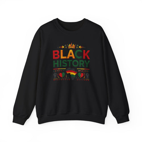 Black History graphic Sweatshirt | Africa silhouette, Pan-African colors