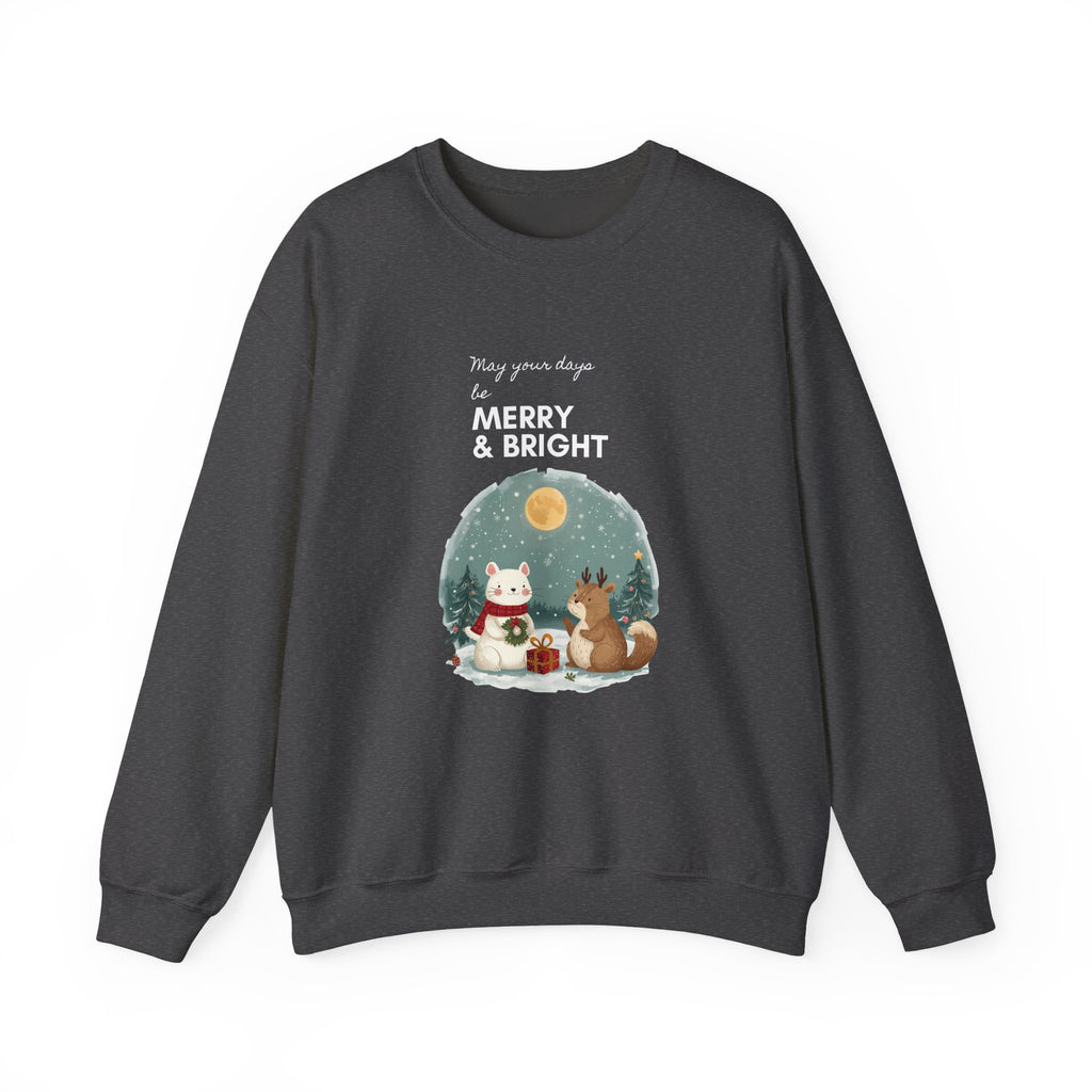 Festive Funny Quote Crewneck Sweatshirt — Holiday Humor Sweatshirt