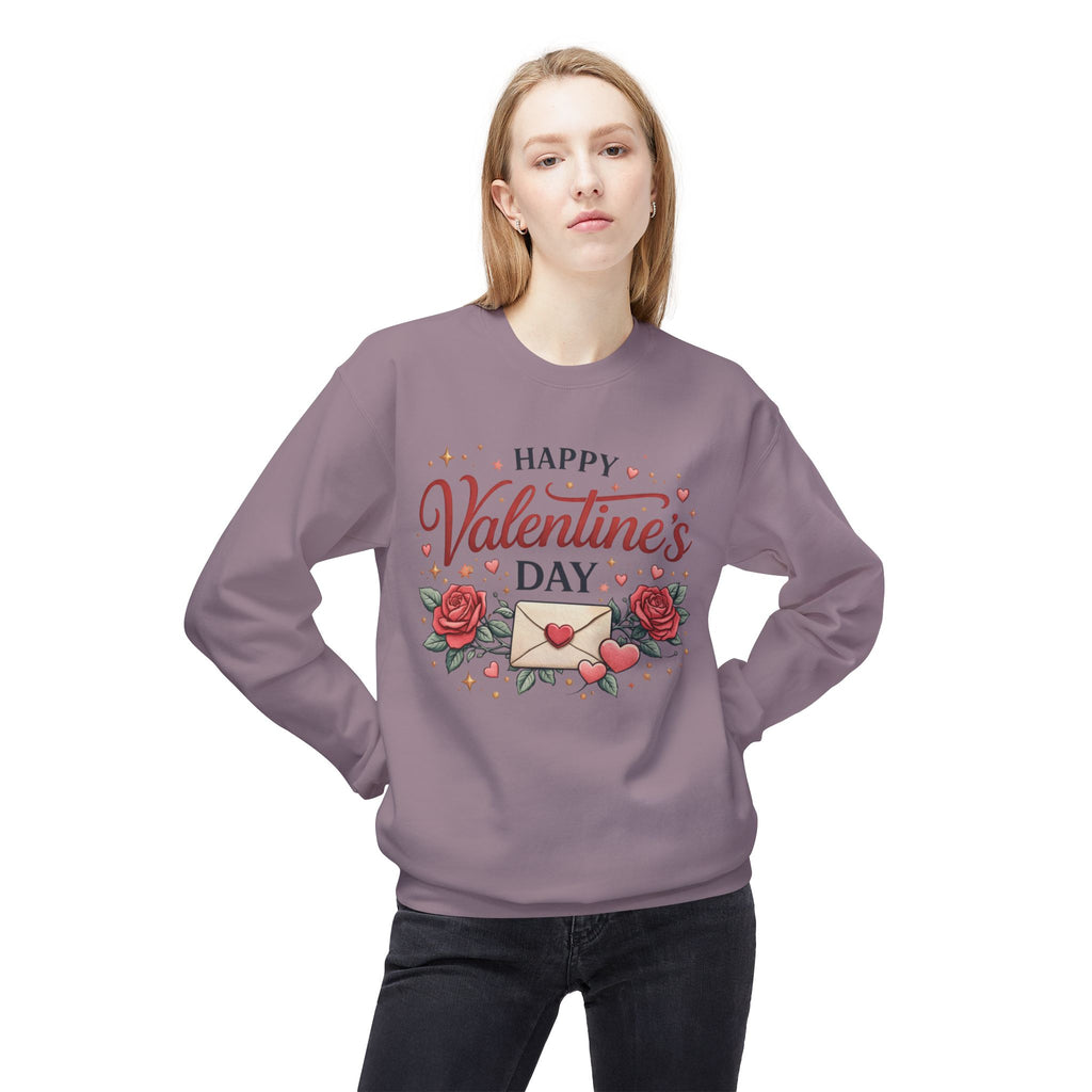 Happy Valentine's Day envelope roses Sweatshirt | Valentine's Day