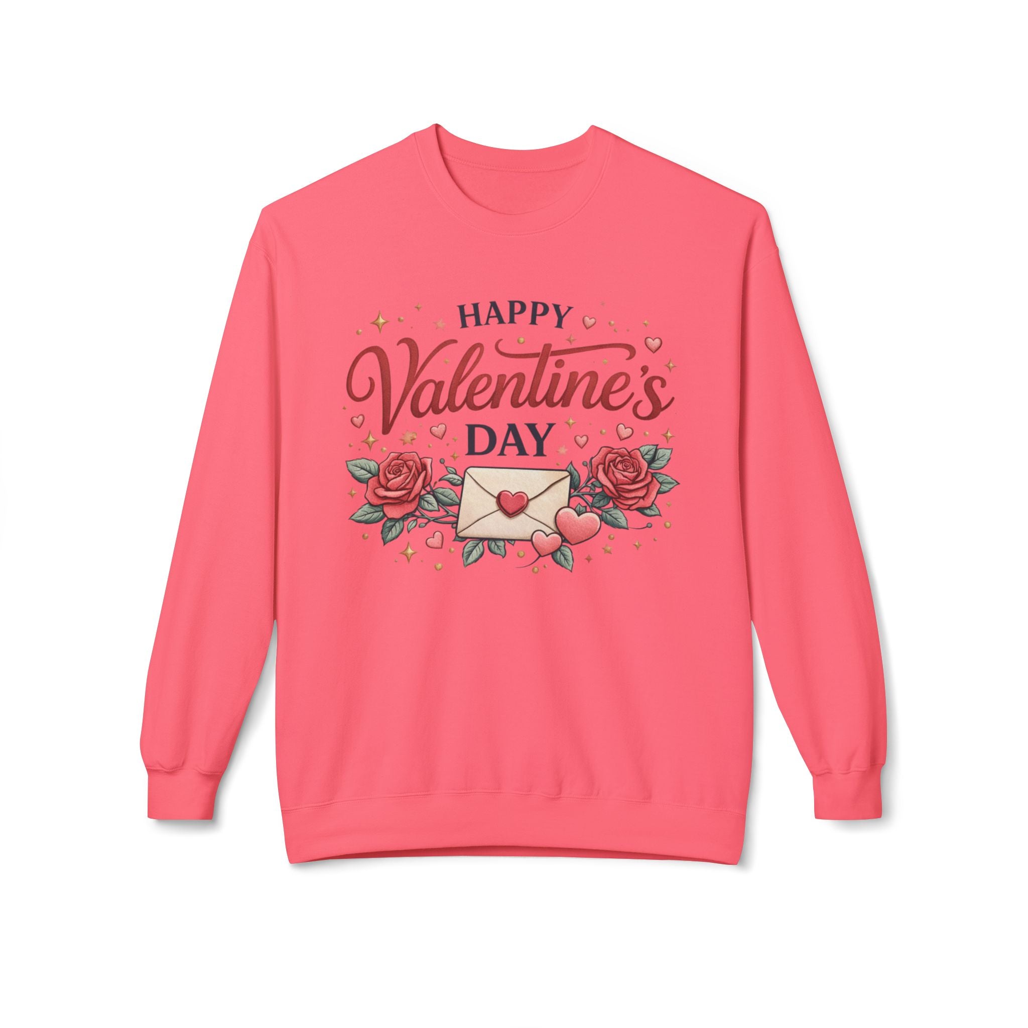 Happy Valentine's Day envelope roses Sweatshirt | Valentine's Day