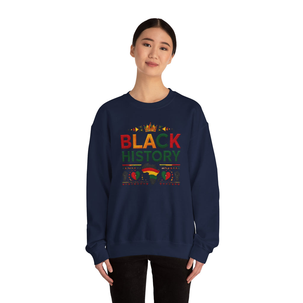 Black History graphic Sweatshirt | Africa silhouette, Pan-African colors
