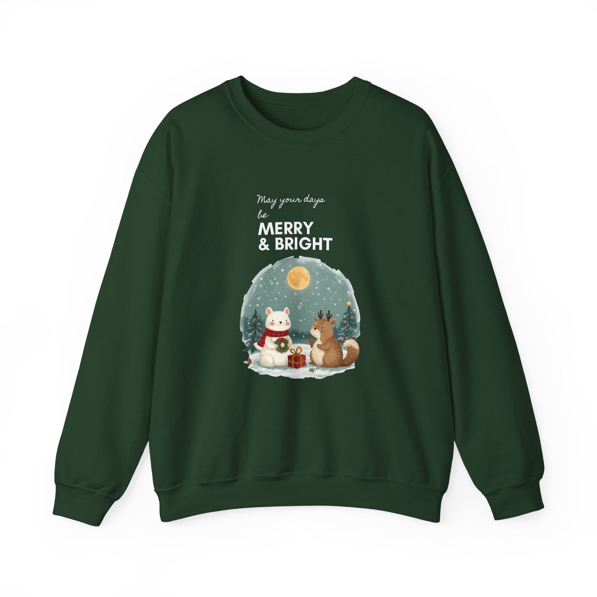 Festive Funny Quote Crewneck Sweatshirt — Holiday Humor Sweatshirt