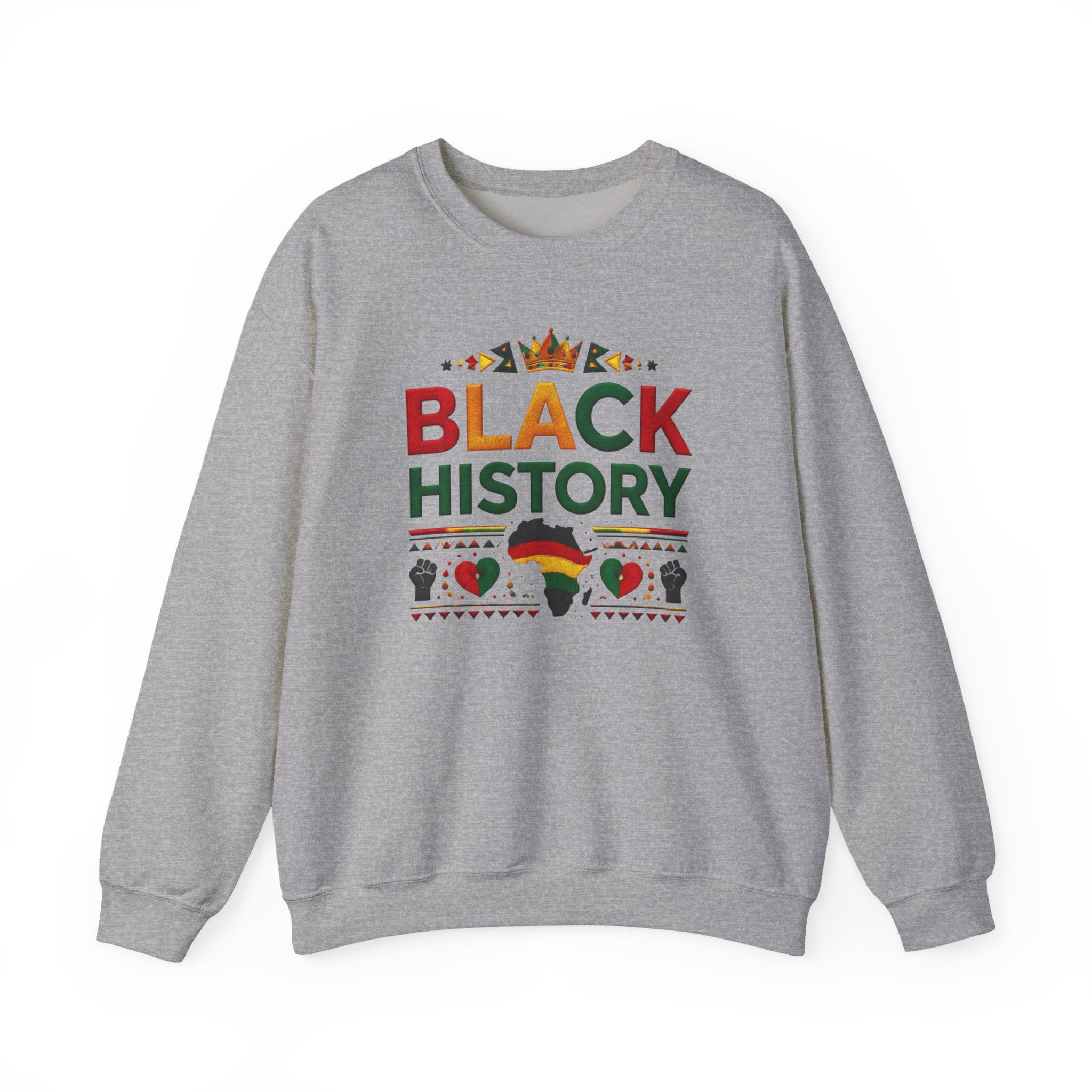 Black History graphic Sweatshirt | Africa silhouette, Pan-African colors