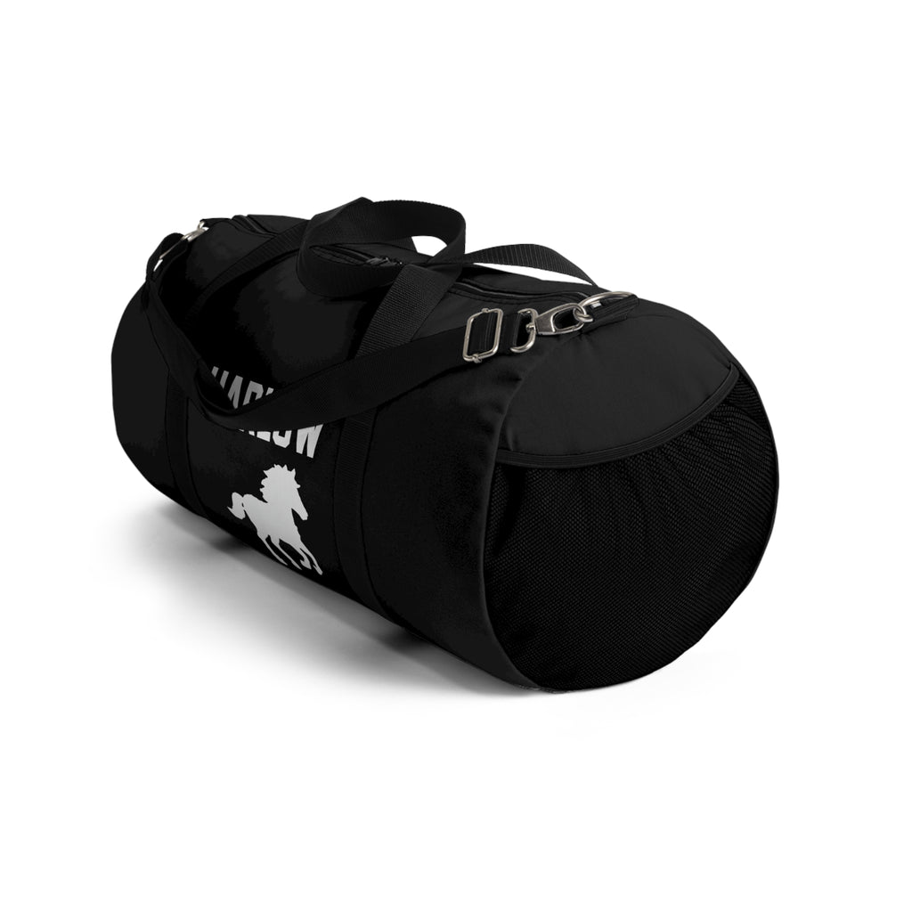 Personalized Horse Duffel Bag — Custom Name Gym & Travel Bag
