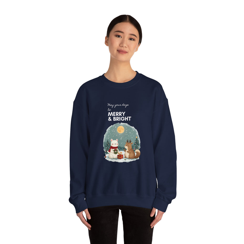 Festive Funny Quote Crewneck Sweatshirt — Holiday Humor Sweatshirt