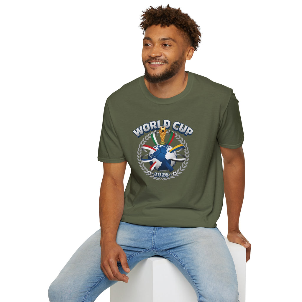 World Cup 2026 Tee – Soccer Globe Crest T-Shirt