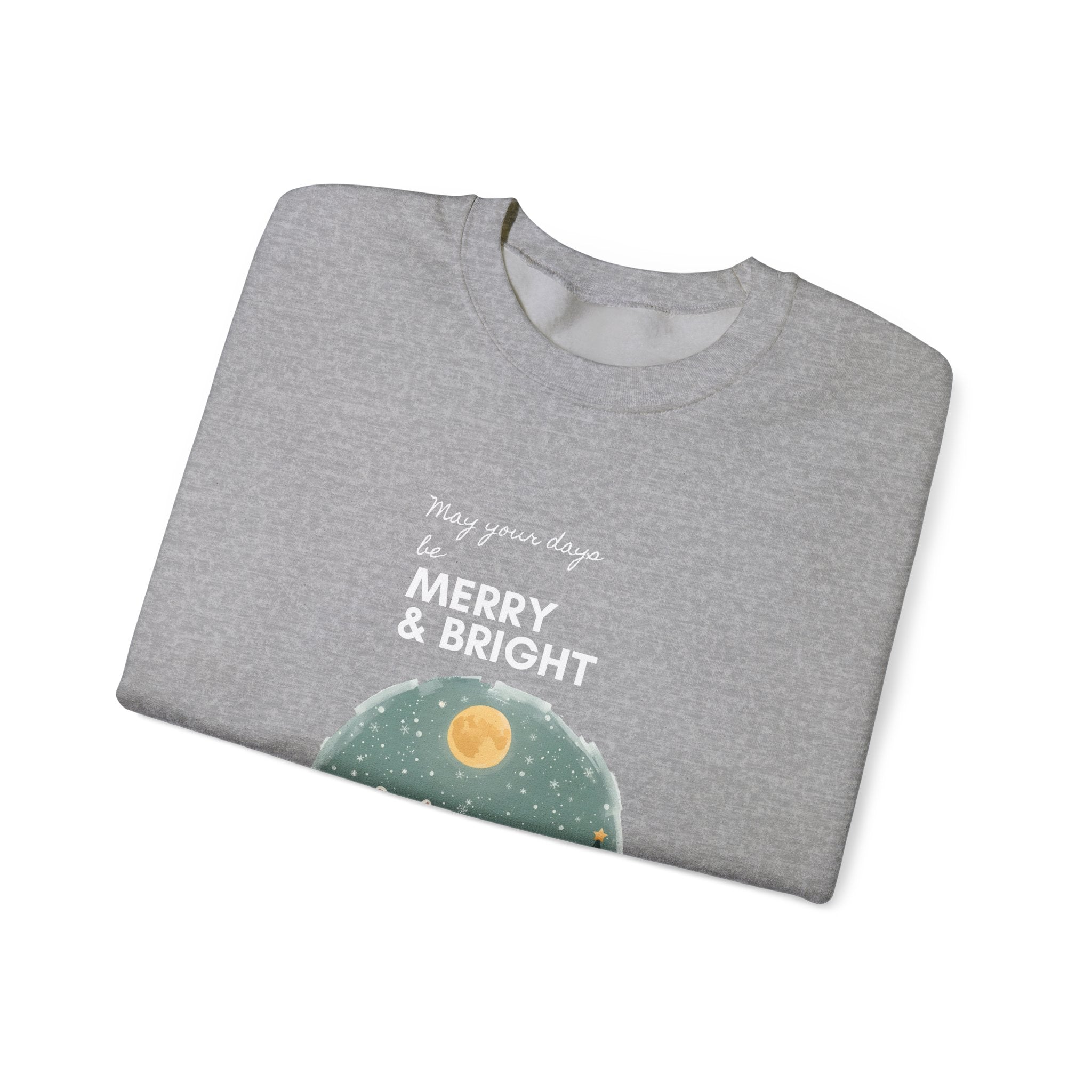 Festive Funny Quote Crewneck Sweatshirt — Holiday Humor Sweatshirt