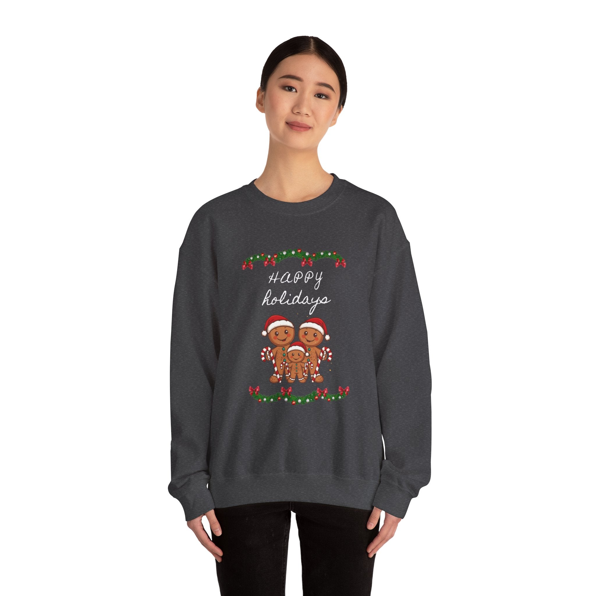 Gingerbread Holiday Sweatshirt — Festive Christmas Crewneck