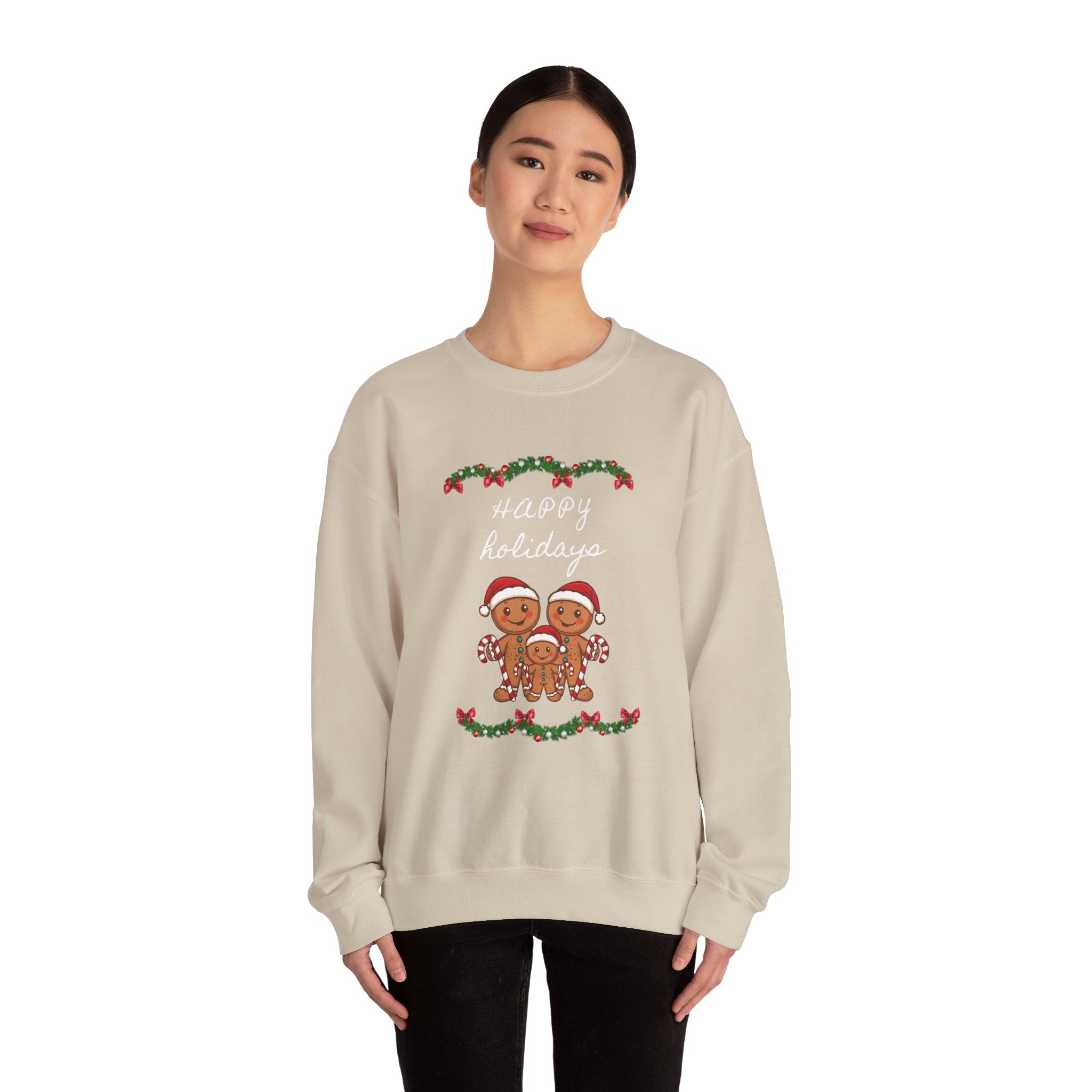 Gingerbread Holiday Sweatshirt — Festive Christmas Crewneck