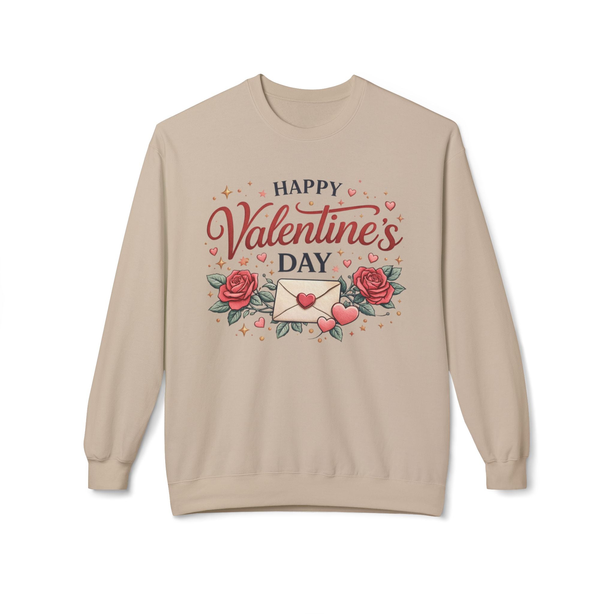 Happy Valentine's Day envelope roses Sweatshirt | Valentine's Day