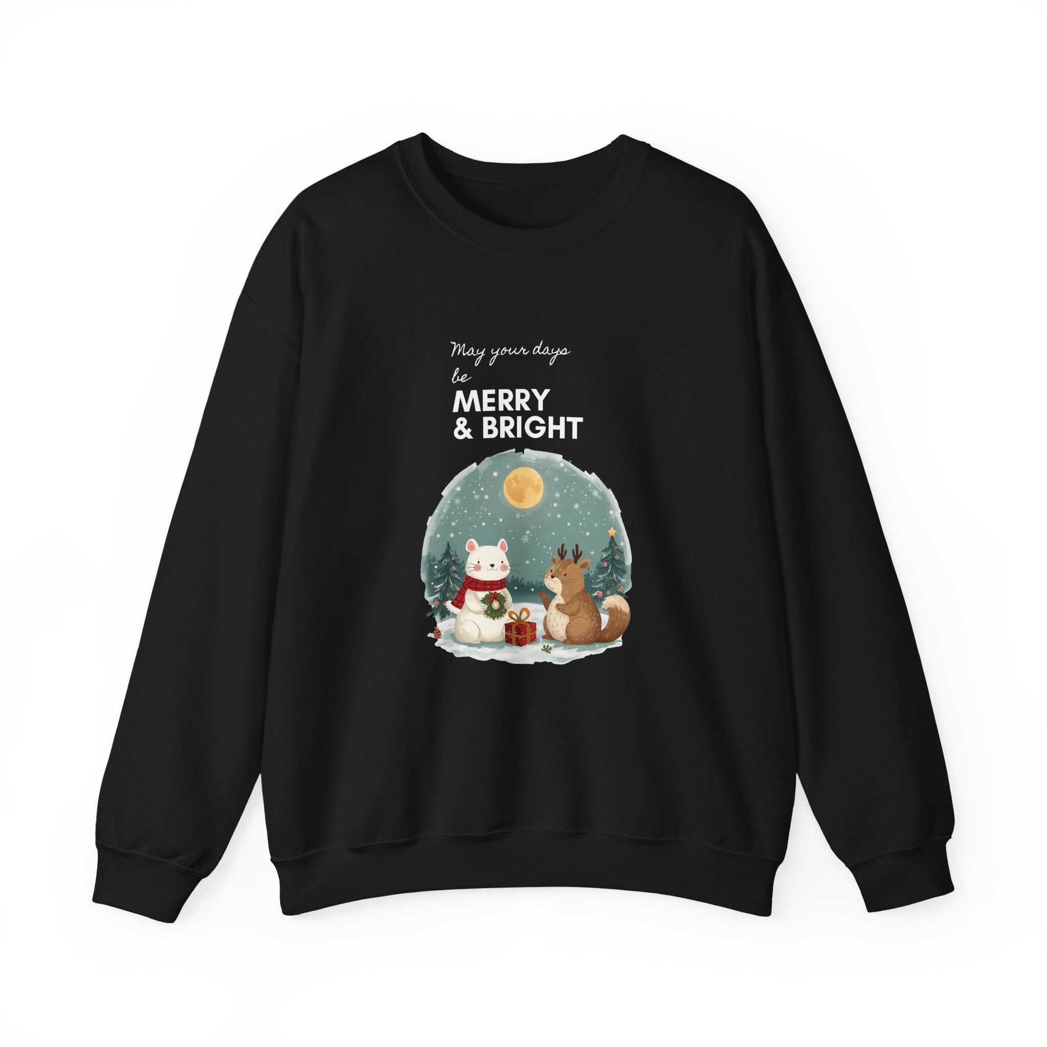 Festive Funny Quote Crewneck Sweatshirt — Holiday Humor Sweatshirt