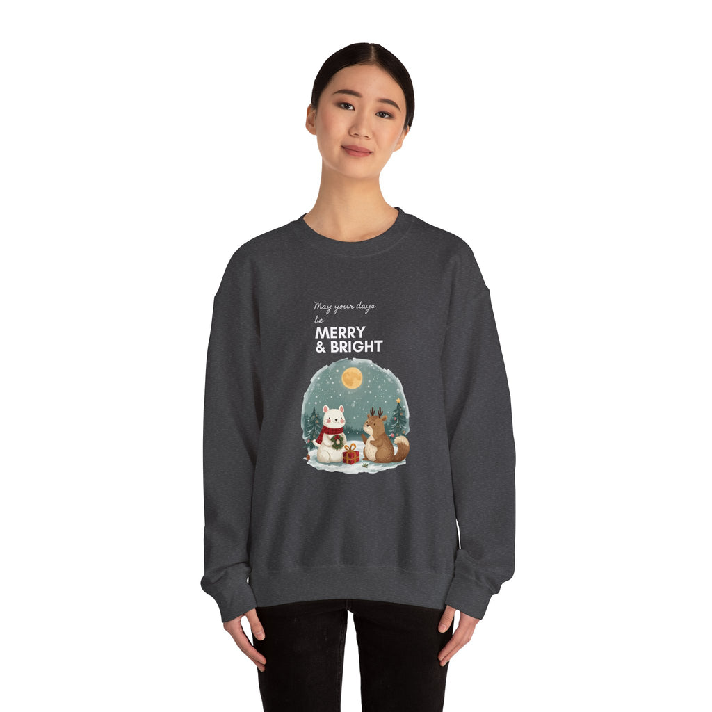 Festive Funny Quote Crewneck Sweatshirt — Holiday Humor Sweatshirt