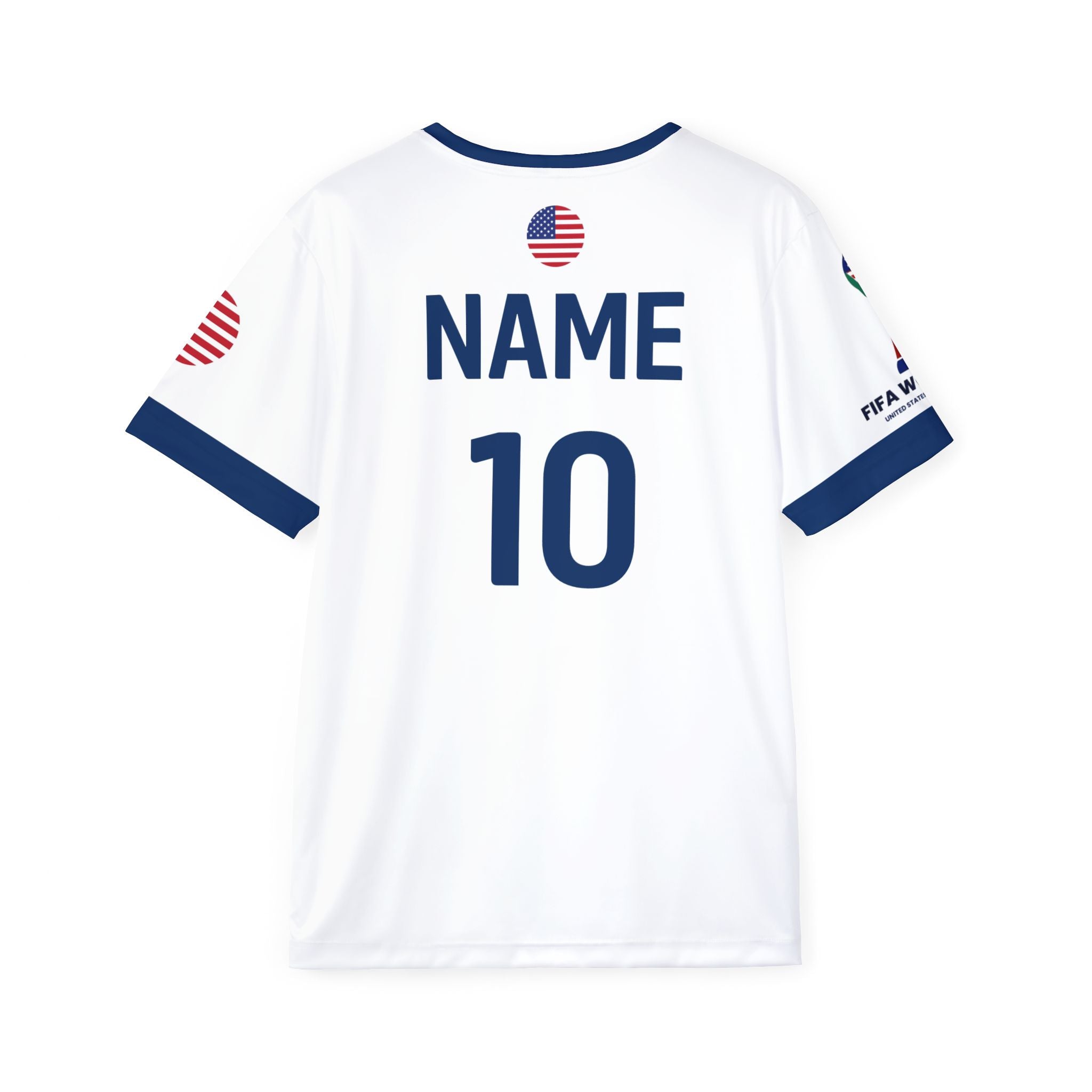 USA World Cup Fans Soccer Jersey  | Custom Name & Number