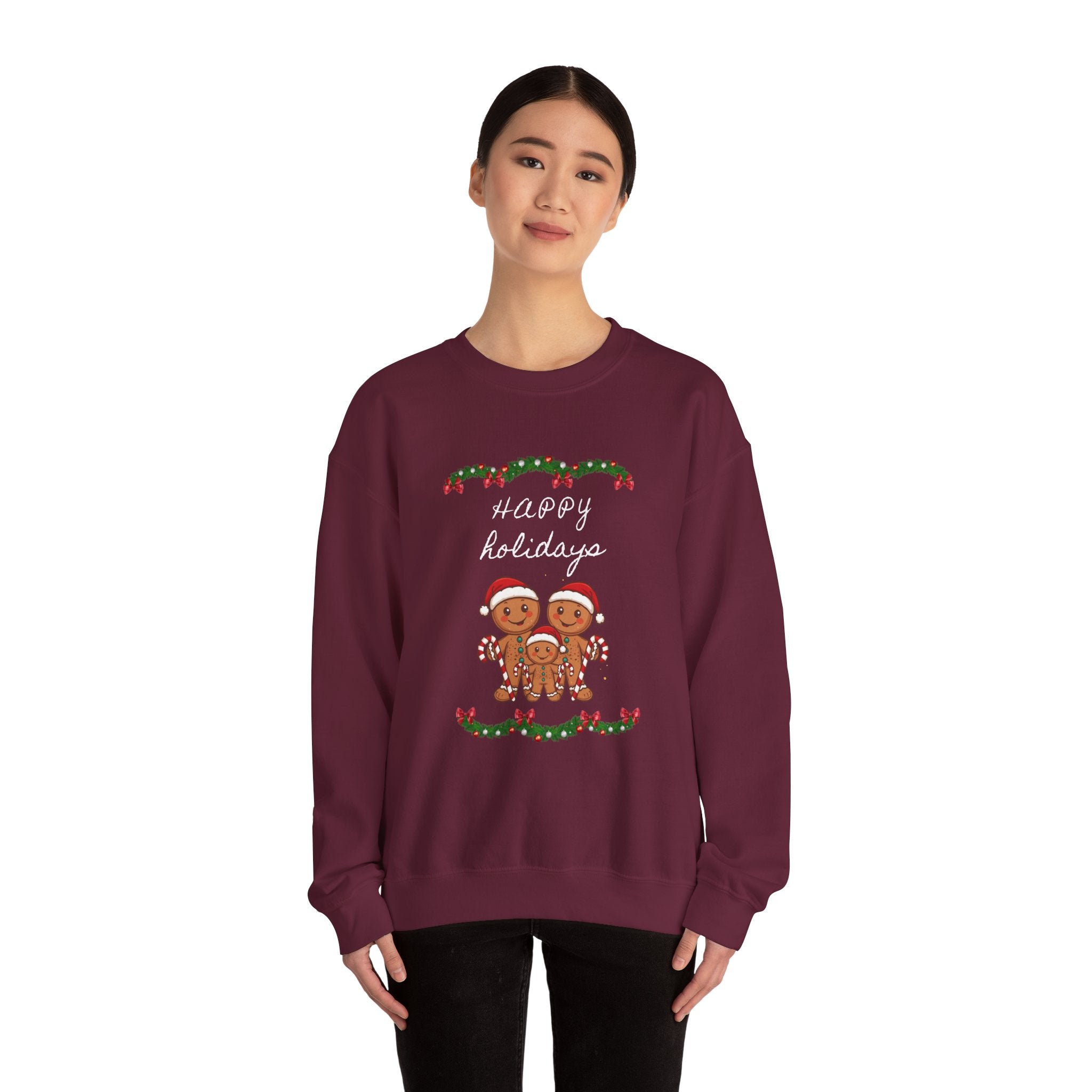 Gingerbread Holiday Sweatshirt — Festive Christmas Crewneck