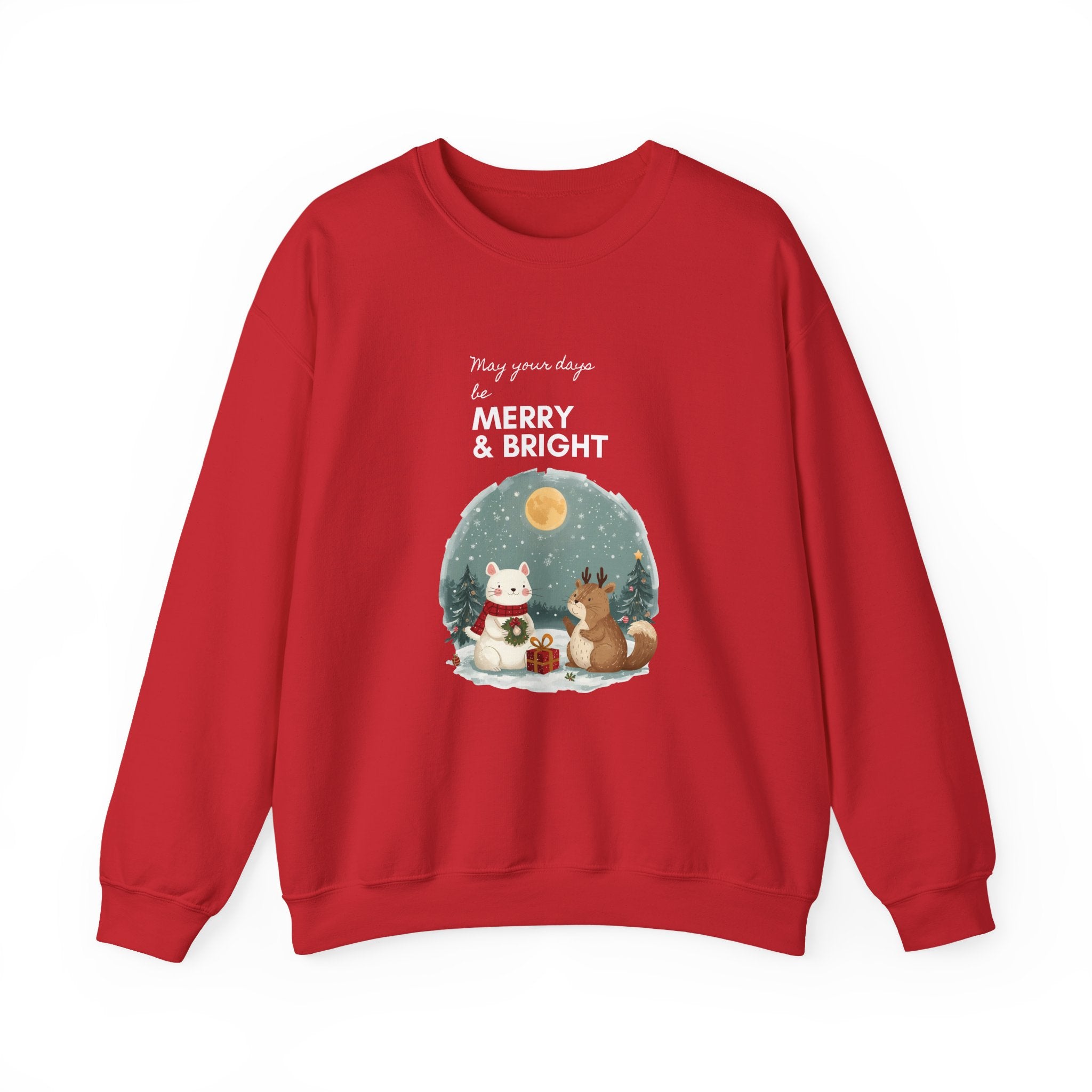 Festive Funny Quote Crewneck Sweatshirt — Holiday Humor Sweatshirt