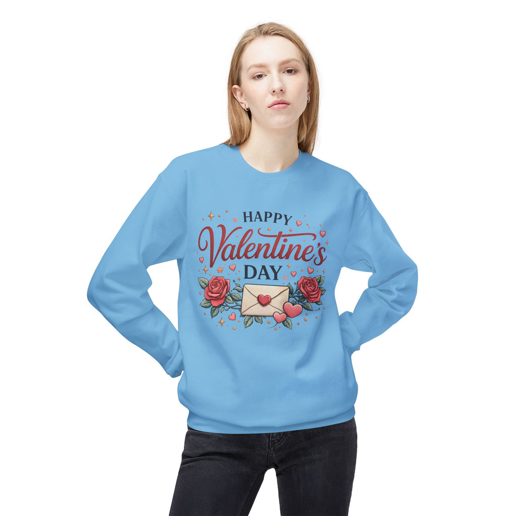 Happy Valentine's Day envelope roses Sweatshirt | Valentine's Day