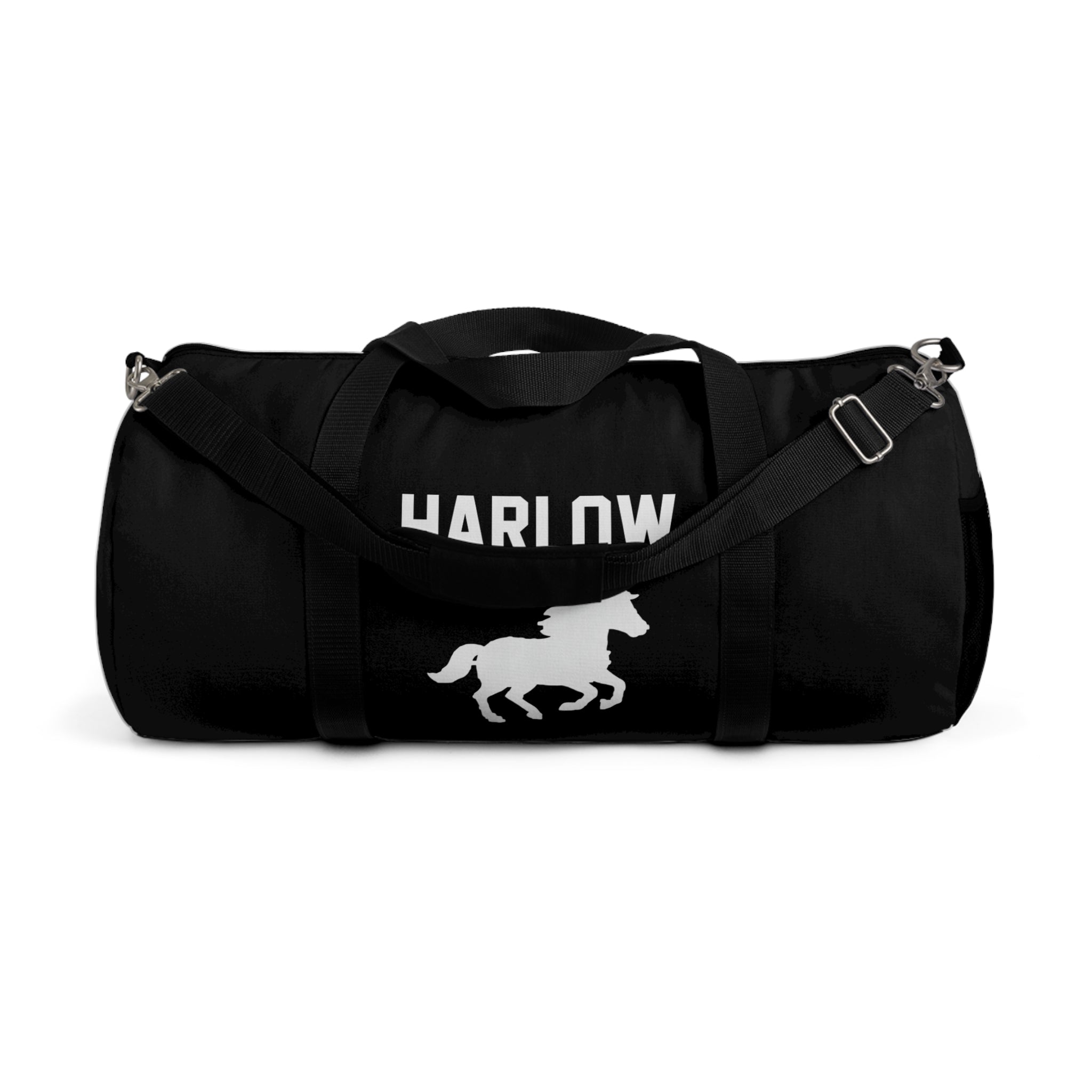 Personalized Horse Duffel Bag — Custom Name Gym & Travel Bag