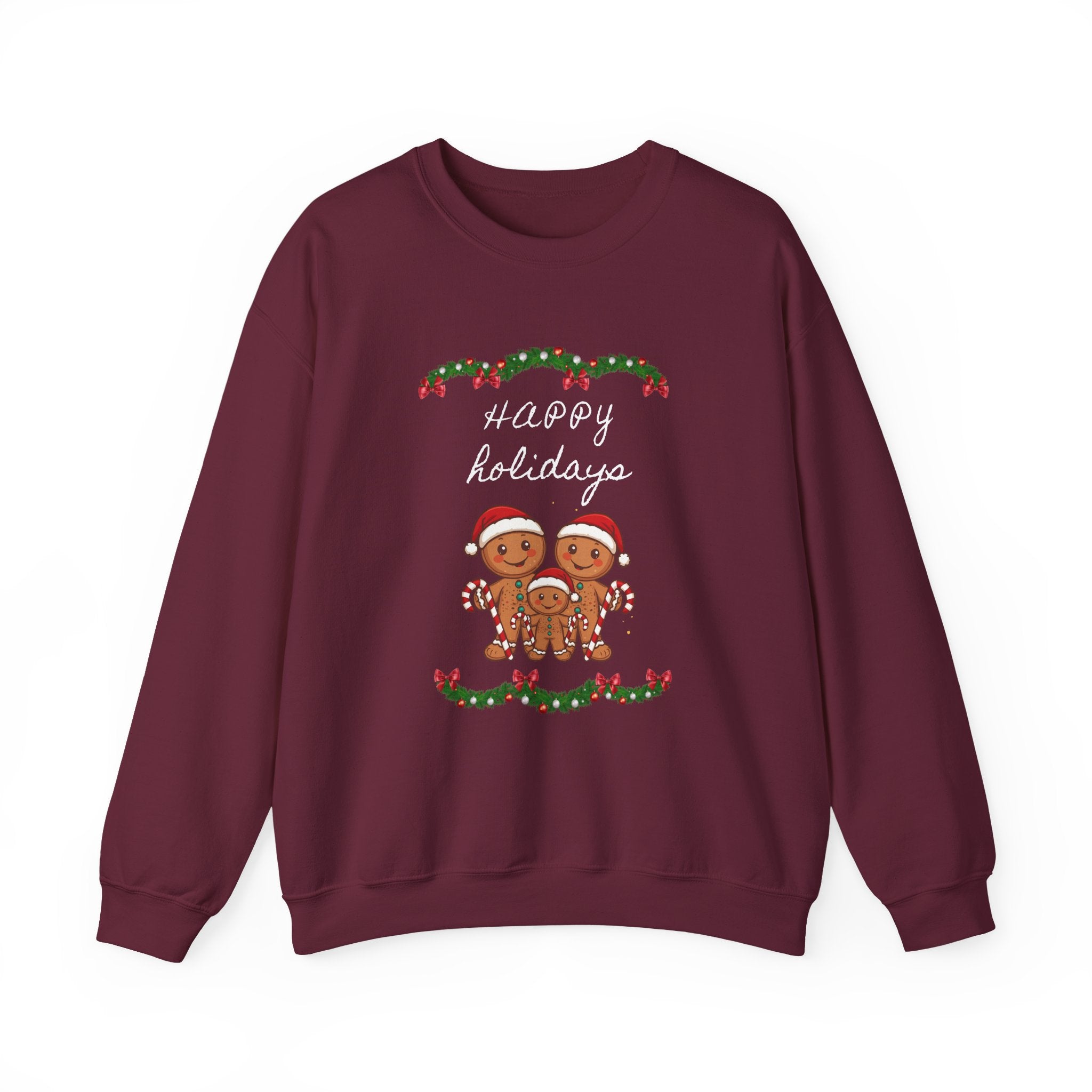 Gingerbread Holiday Sweatshirt — Festive Christmas Crewneck