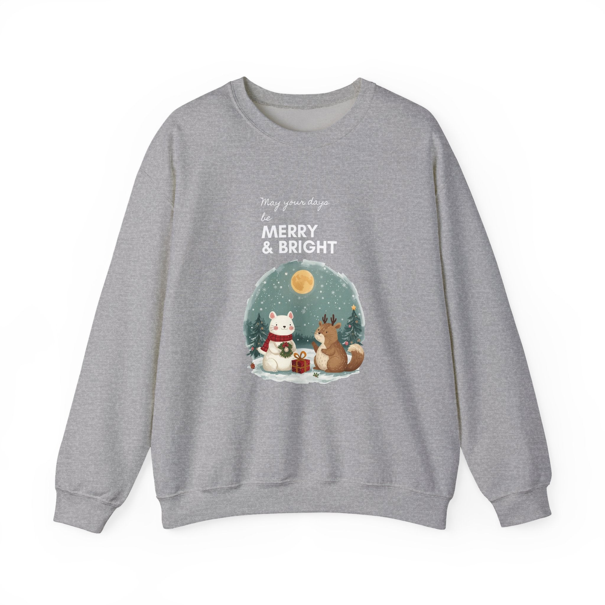 Festive Funny Quote Crewneck Sweatshirt — Holiday Humor Sweatshirt