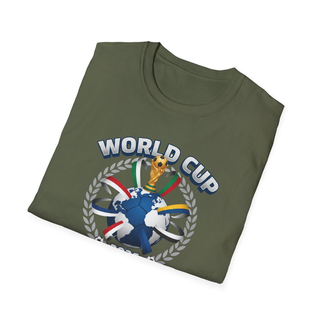 World Cup 2026 Tee – Soccer Globe Crest T-Shirt