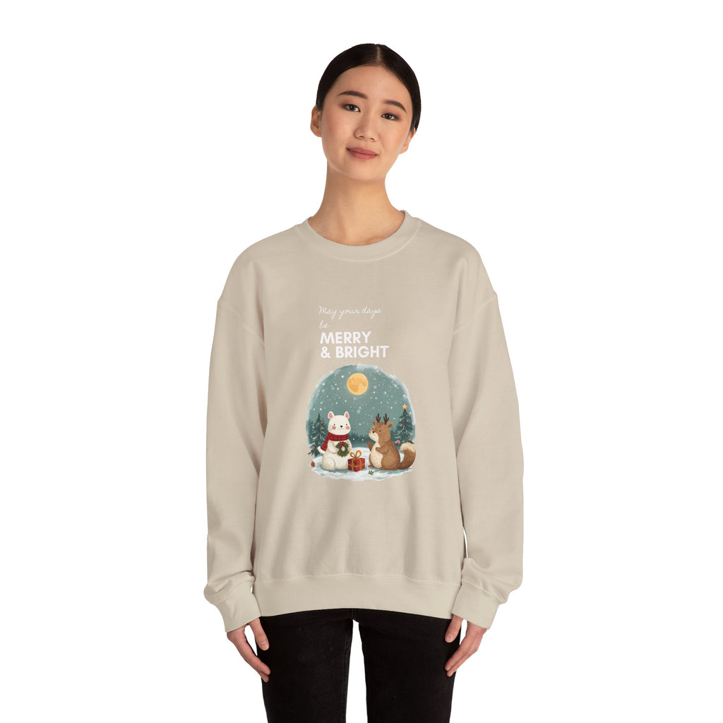 Festive Funny Quote Crewneck Sweatshirt — Holiday Humor Sweatshirt
