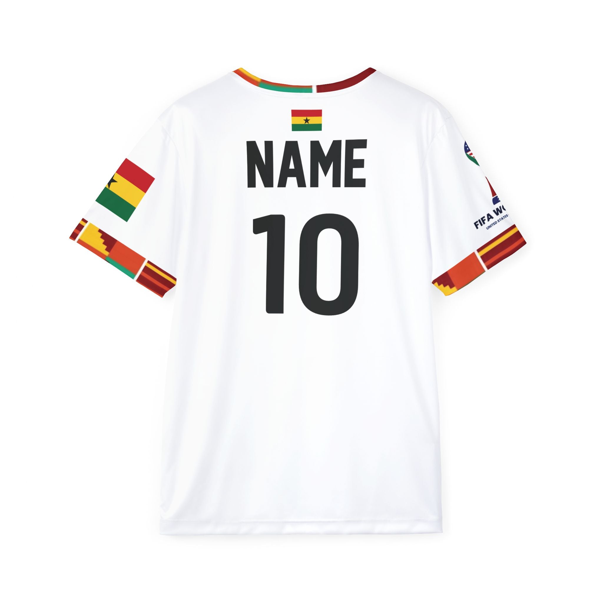 Ghana Football Jersey, Soccer Shirt | National Team Numbered Jersey