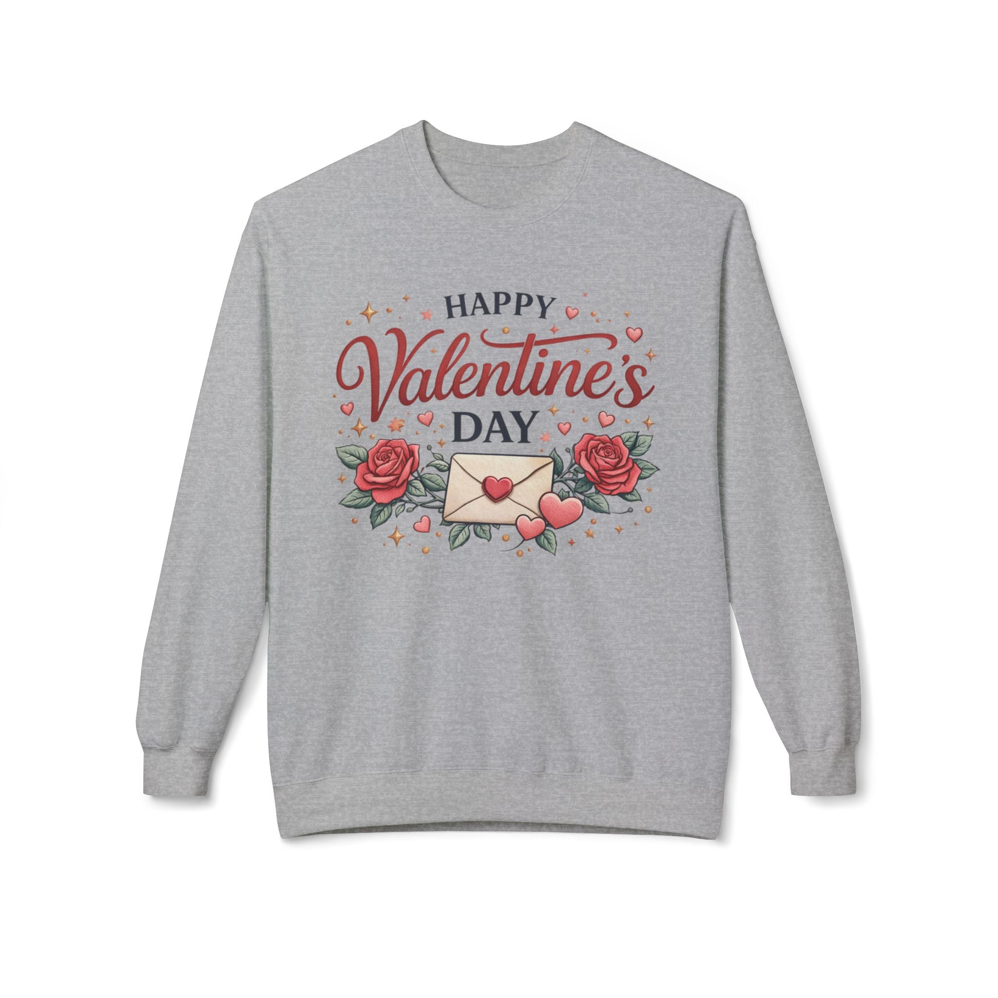 Happy Valentine's Day envelope roses Sweatshirt | Valentine's Day