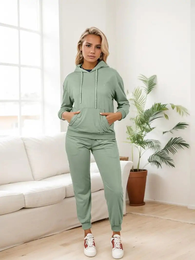 Comfort Bridal Chic Plaid Hoody Set